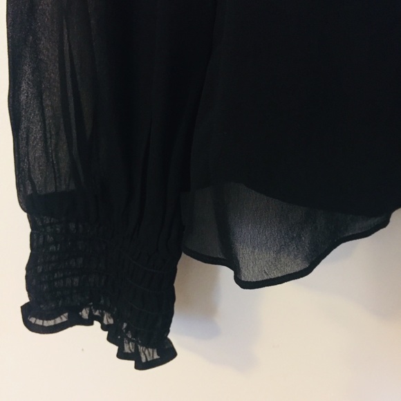 Derek Lam Victorian Sheer Lace Blouse - Picture 5 of 6